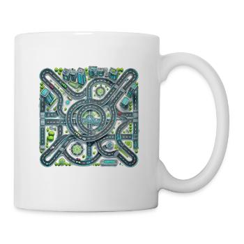 Car Play Mate - Children Give Parent A Massage 4 - Tasse - Weiß - Rechts