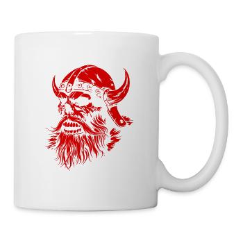 Viking Skull - Mug - white - Right