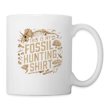 Fossil Hunter für einen Archäologe - Tasse - Weiß - Rechts