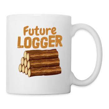 Future Logger Logging Lumberjack - Mug - white - Right