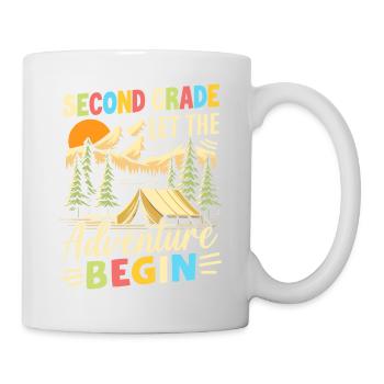 Deuxième année : que l’aventure commence - Mug blanc - blanc - Droite