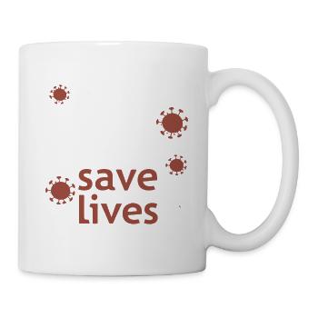 STAY HOME - Mug - white - Right