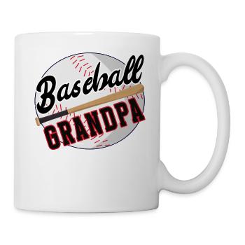 Baseball Opa Grandfather Baseball Grandpa - Mug - white - Right