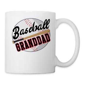 Baseball Grandpa Baseball Grandad Grandfather - Mug - white - Right