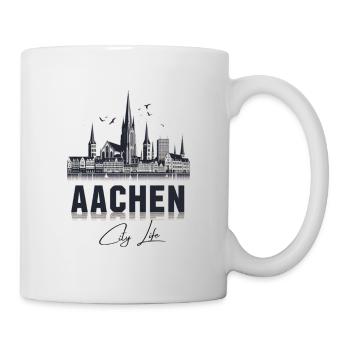 Aachen - City Life - Tasse - Weiß - Rechts