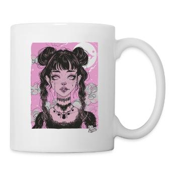 Super mignon grunge émo fille - Mug blanc - blanc - Droite