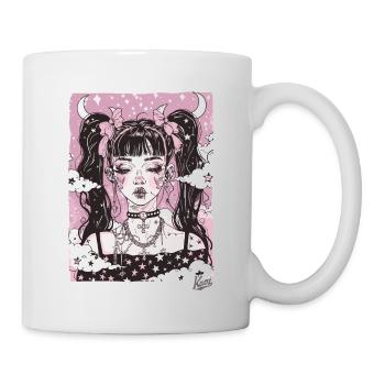 Beauté super cool : Grunge Emo Girl - Mug blanc - blanc - Droite