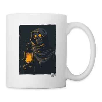 Dark Grim Reaper with Oil Lamp - Mug - white - Right