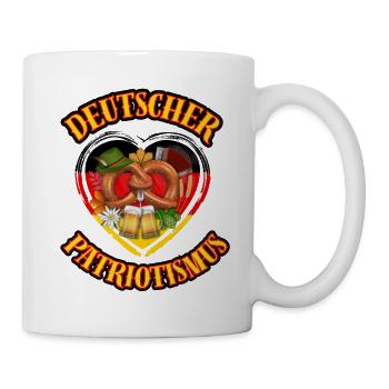 Deutschland, Germany, Patriotismus, Deutsch -5 - Tasse - Weiß - Rechts