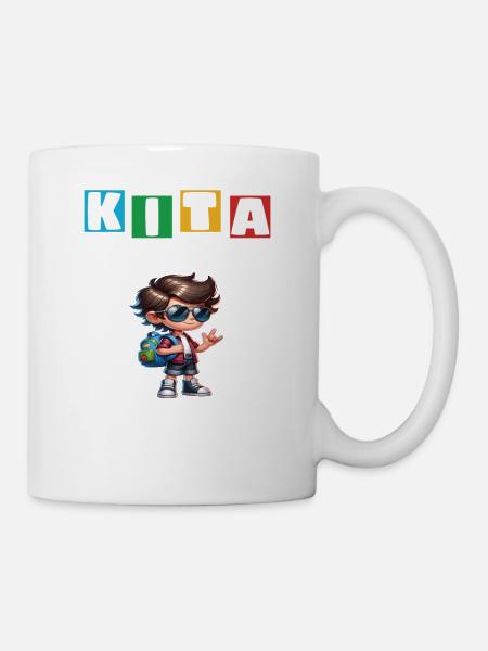 KITA Abgänger Schulkind Einschulung - Tasse - Weiß