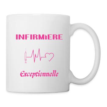 Pensionierte Krankenschwester Humor, Ruhestandsgeschenk - Tasse - Weiß - Rechts