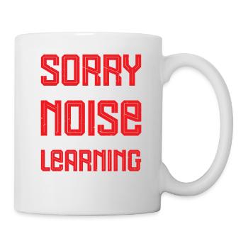 Désolé pour le bruit, mais nous apprenons ici 2 - Mug blanc - blanc - Droite