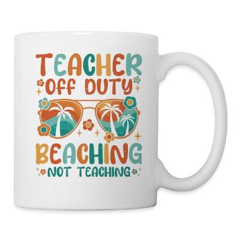Enseignant en congé Échouage Ne pas enseigner - Mug blanc - blanc - Droite