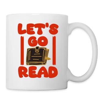Lire des livres drôle - Mug blanc - blanc - Droite