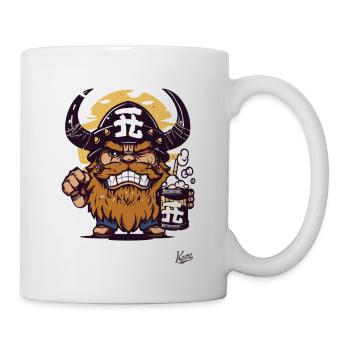 Japanese Little Funny Viking - Mug - white - Right