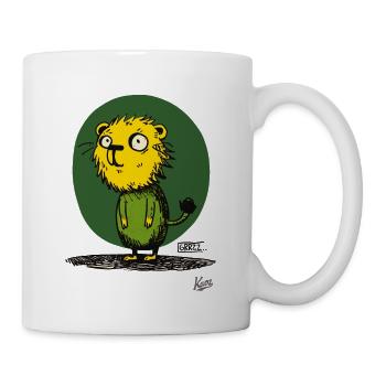 Impossible Cartoon Animals: The Lion - Mug - white - Right