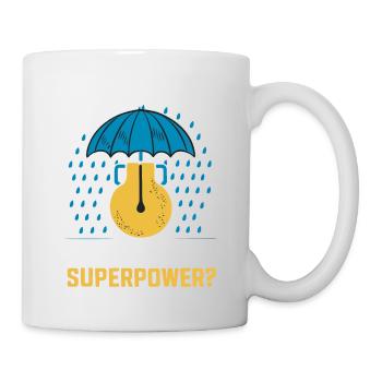 Réservoir d’eau de pluie - récupération de l’eau de pluie - Mug blanc - blanc - Droite