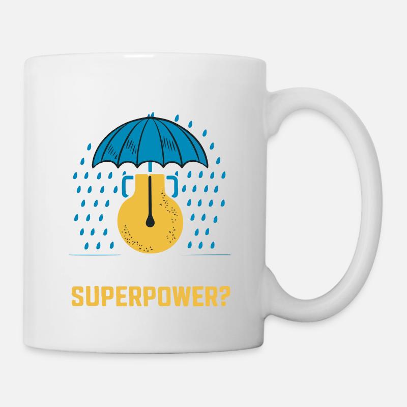 Rainwater tank - collecting rainwater - Mug - white