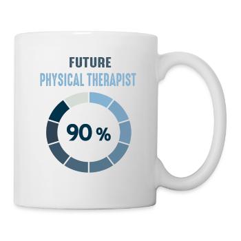 flagge USA Physiotherapeut Rretro Student - Tasse - Weiß - Rechts