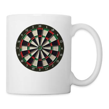 Portable Dart Board - Play Dart Instatly - Mug - white - Right
