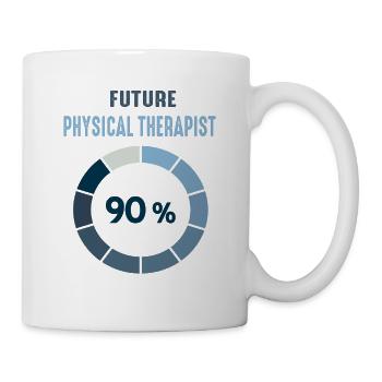 flagge USA Physiotherapeut Rretro Student - Tasse - Weiß - Rechts