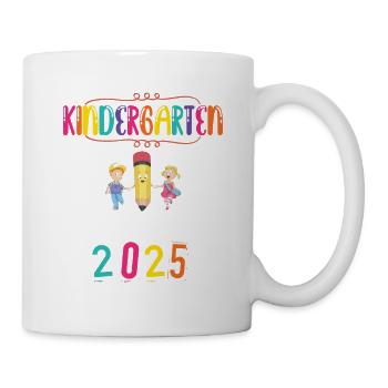 Kindergarten Abgänger 2025 Abschied Kita Kiga Hort - Tasse - Weiß - Rechts