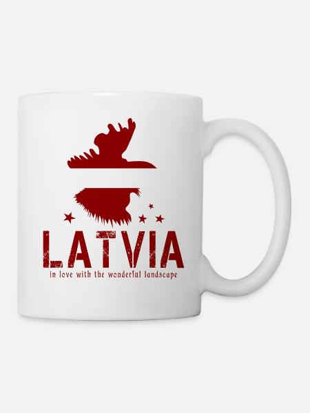Lettonie Lettonie Letton - Mug blanc - blanc