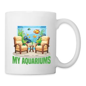 I Binge Watch My Aquariums - Mug - white - Right