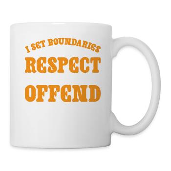 I Set Boundaries To Respect Myself 3 - Mug - white - Right
