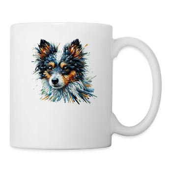 Polygon Art Toy Fox Terrier American Toy Terriers - Mug - white - Right
