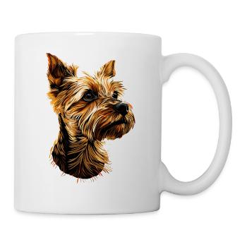 Yorkshire Terrier Dog Lover Cute Yorkie - Mug - white - Right