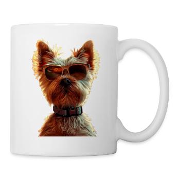 Yorkshire Terrier Dog Lover Cute Yorkie - Mug - white - Right