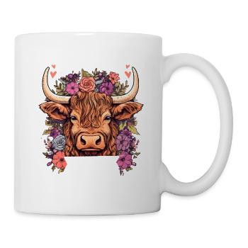 Just A Girl Who Loves Highland Cows - Tasse - Weiß - Rechts