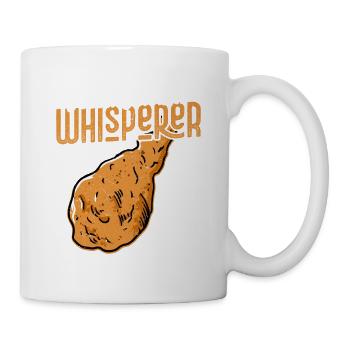 Fried Chicken Whisperer Fast Food Fry - Tasse - Weiß - Rechts