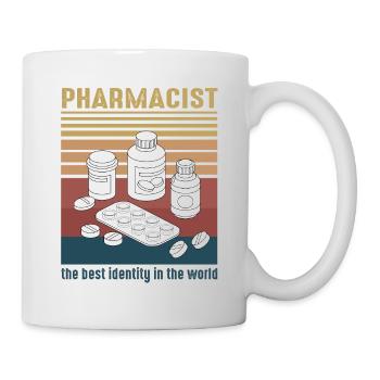 Future Vintage Retro Pharmacist Pharmacy Tech - Mug - white - Right