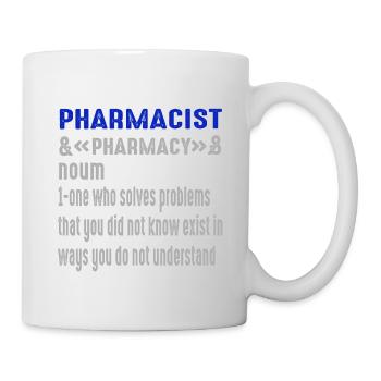 Future Vintage Retro Pharmacist Pharmacy Tech - Mug - white - Right