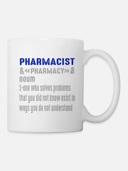 Zukunft Vintage Retro Apotheker Apotheke Tech - Tasse - Weiß