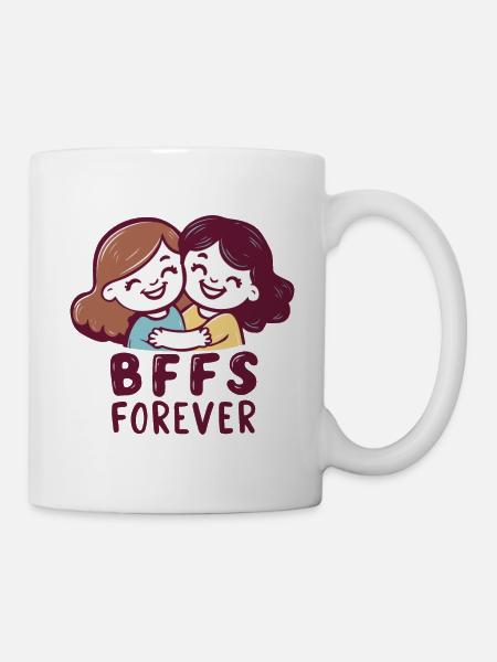BFFS FOREVER - Mug - white