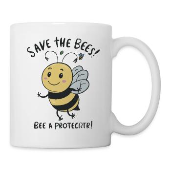 SAVE THE BEES - Mug - white - Right