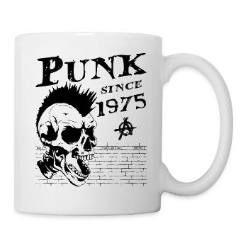 Punks Not Dead, Punk Since 1975, 49 Years Old and - Mug - white - Right