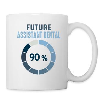 Future Vintage Retro Assistant Dental Surgery - Mug - white - Right