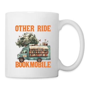 Mon autre trajet est un bibliobus 2 - Mug blanc - blanc - Droite