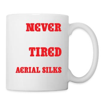 Never Too Tired For Aerial Silks 2 - Mug - white - Right