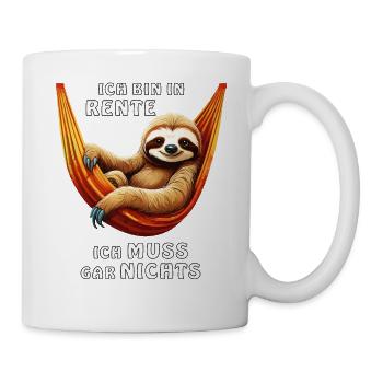 I'M RETIRED I DON'T HAVE TO DO ANYTHING - Mug - white - Right