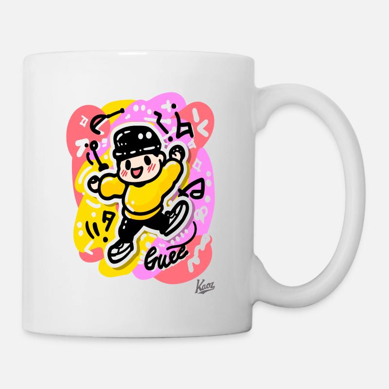 Kinder Bild Breakdancer Breakdance - Tasse - Weiß