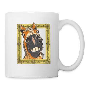 Tête de cheval Cheval Chevaux - Mug blanc - blanc - Droite