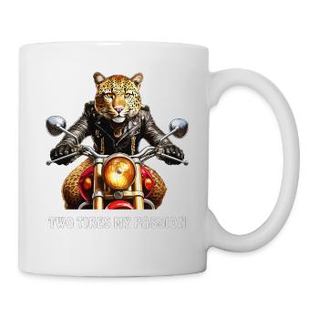 MOTORRAD TWO TIRES MY PASSION - Tasse - Weiß - Rechts