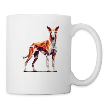 Geometric Art Ibizan Hound - Mug - white - Right