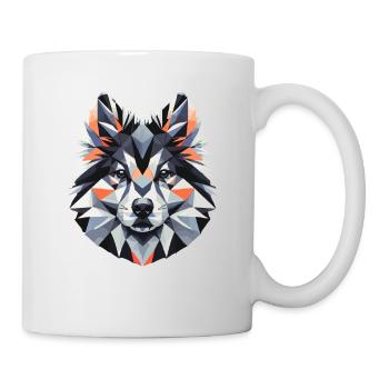 Geometric Art Icelandic Sheepdog - Mug - white - Right