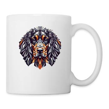Geometric Art Irish Water Spaniel Spaniels - Mug - white - Right